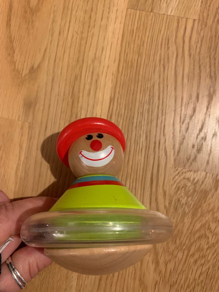 Petit Culbuto à billes clown - photo numéro 2