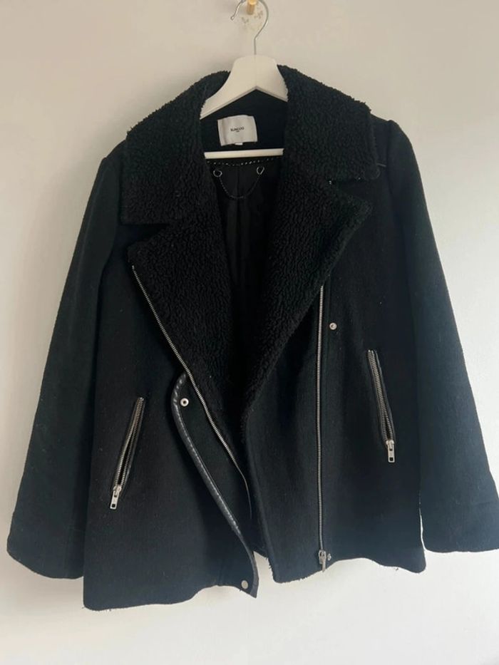 Manteau noir bombardier Suncoo