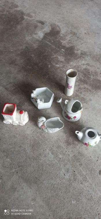 Lot de 6 vases