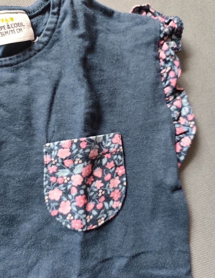 Ensemble bleu fleuri - photo numéro 4