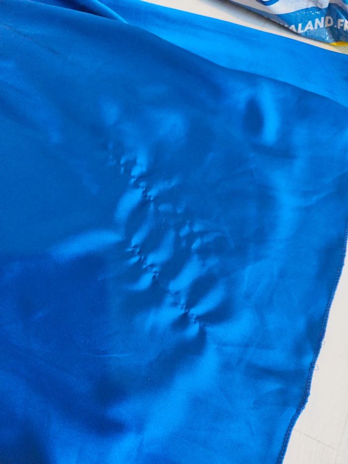 Robe de soirée satin bleu royal T36 - photo numéro 14