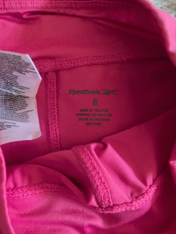 Short rose 8 ans Reebok fille - photo numéro 3