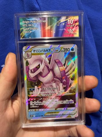 Carte gradée Palkia V Star 023/067 CA 10