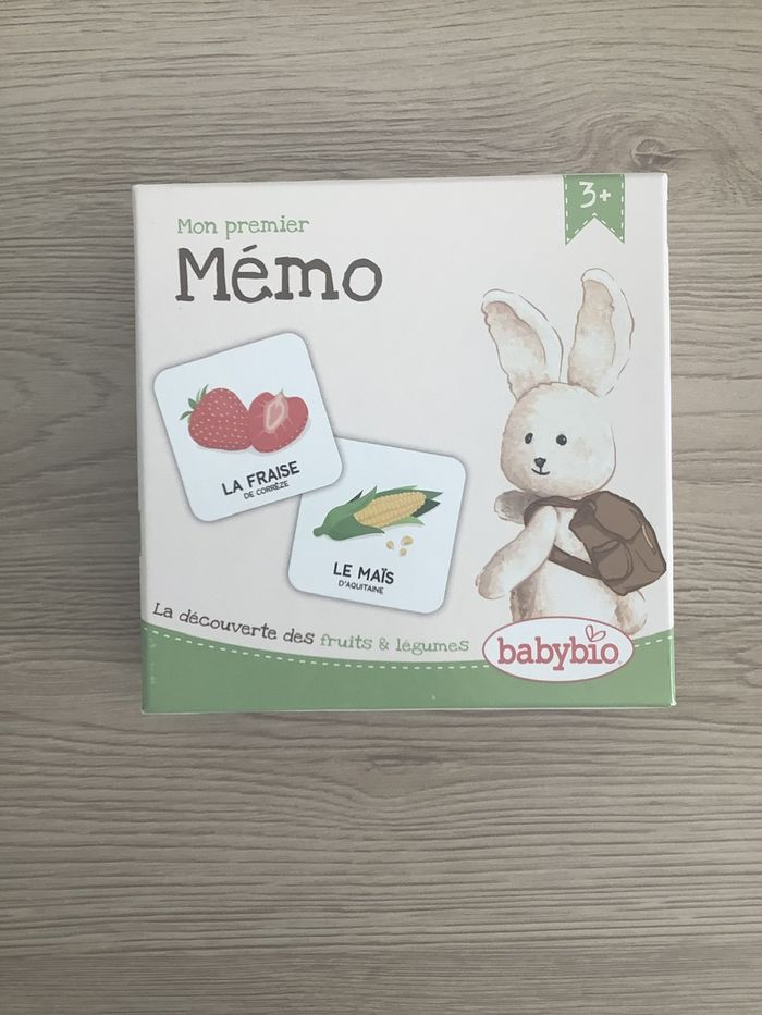 Jeu mon premier mémo