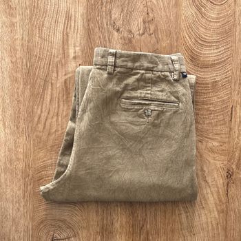 Pantalon chino beige (marron clair), côtelé, Dockers, homme, W 34 L 32 (44 taille française)
