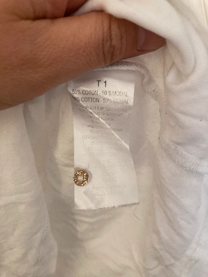T-shirt blanc Des Petits Hauts, taille 1 - photo numéro 6