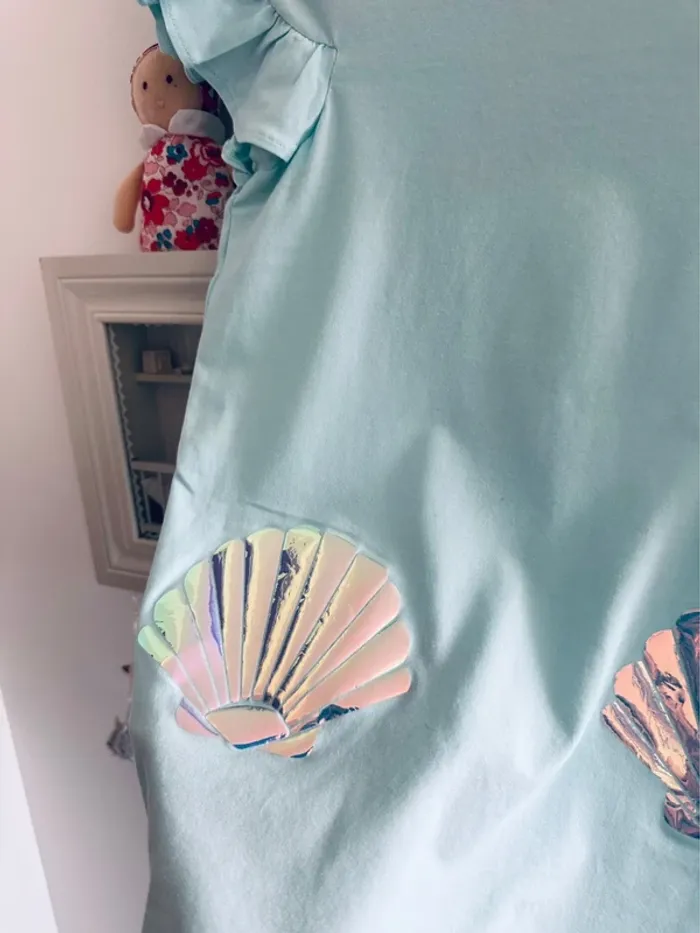 Robe teeshirt coquillage - photo numéro 4