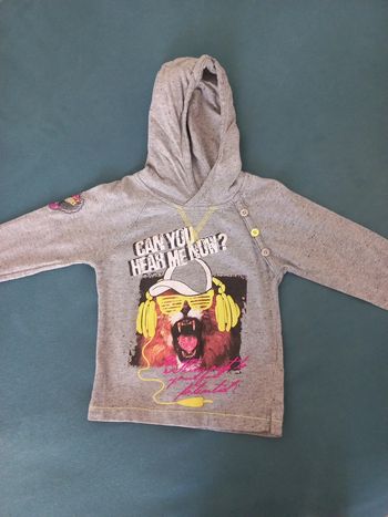 Tee-shirt manches longues Orchestra 2 ans gris