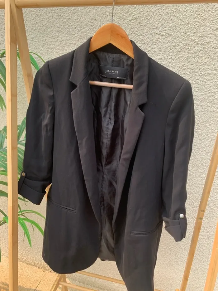 Blazer noir Zara - photo numéro 2