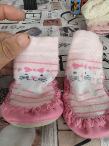 Chaussons chaussettes chat