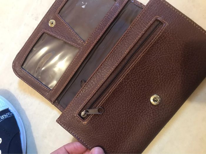 Porte monnaie femmes marron très très bon état. - photo numéro 5