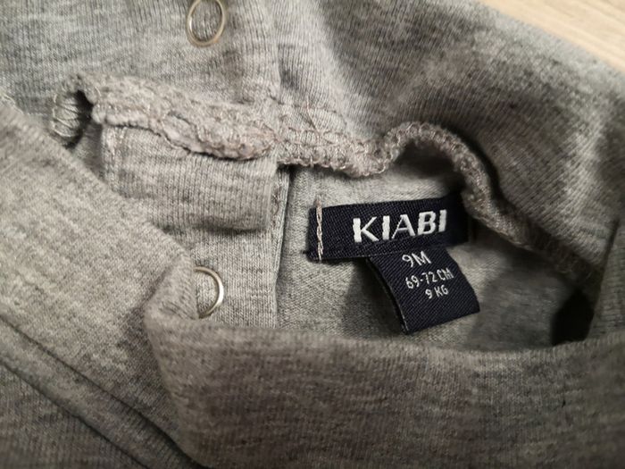 Sous pull stretch gris 9 mois - photo numéro 2