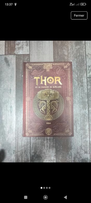 Thor et le pouvoir de mjollnir