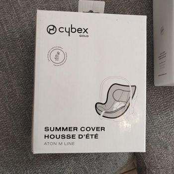 🌿 Housse été Cybex Aton M – NEUVE sous emballage – bambou respirant – cosy bébé 