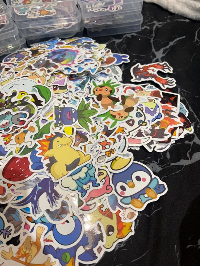 Énorme lot de stickers Pokémon - photo numéro 4