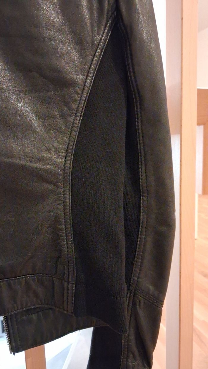 Veste cuire mango S - photo numéro 5