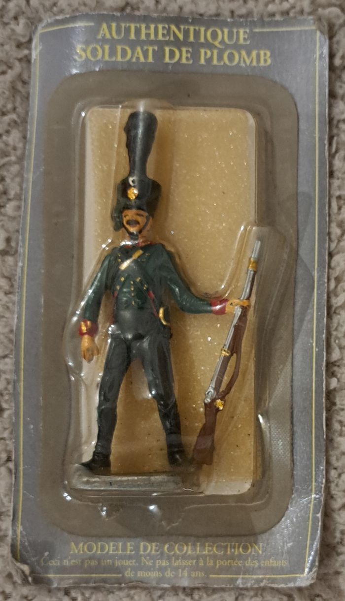 🪆 Figurine soldat de plomb chasseur prussien - neuf