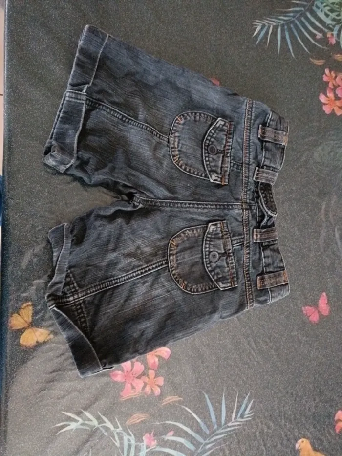 Short jean tape a l'oeil 10 ans - photo numéro 2