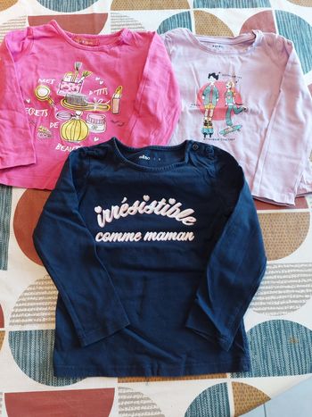 Lot de 3 t-shirt ML 3 ans