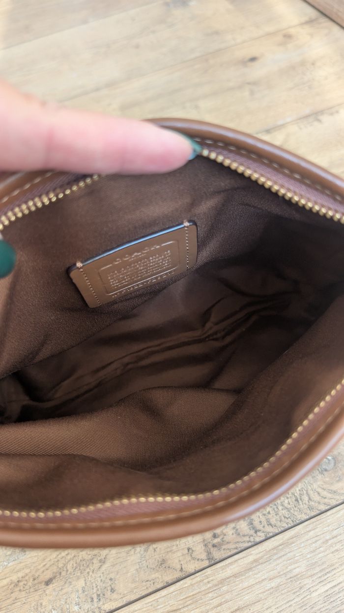 Sac bandoulière Coach signature - photo numéro 5