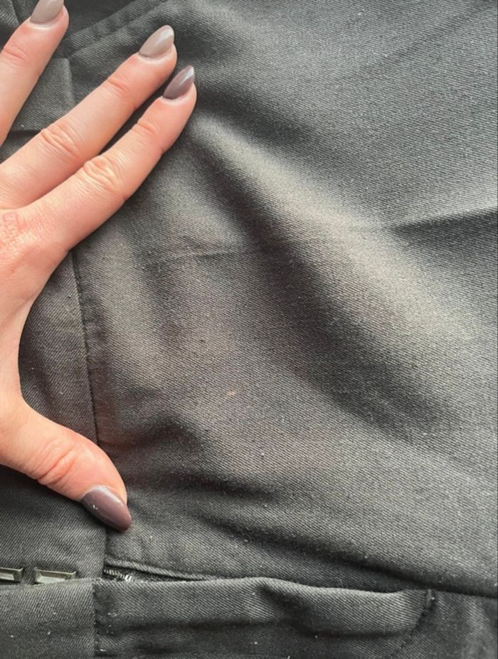 Pantalon à pince vert/gris de chez 3 Suisses - photo numéro 6