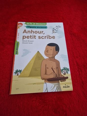Livre je lis je découvre anhour petit scribe