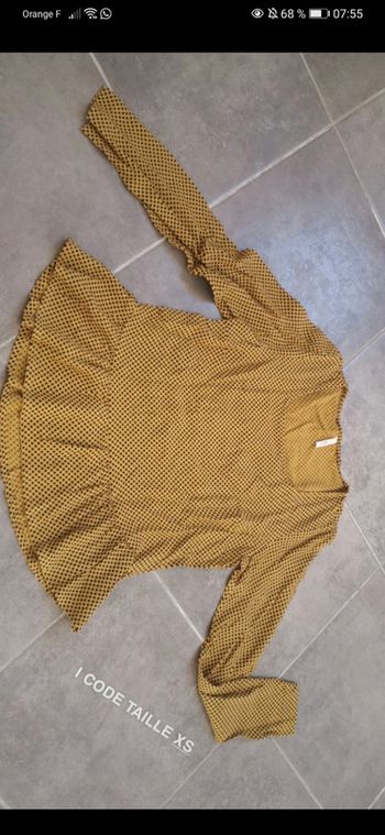 Blouse moutarde