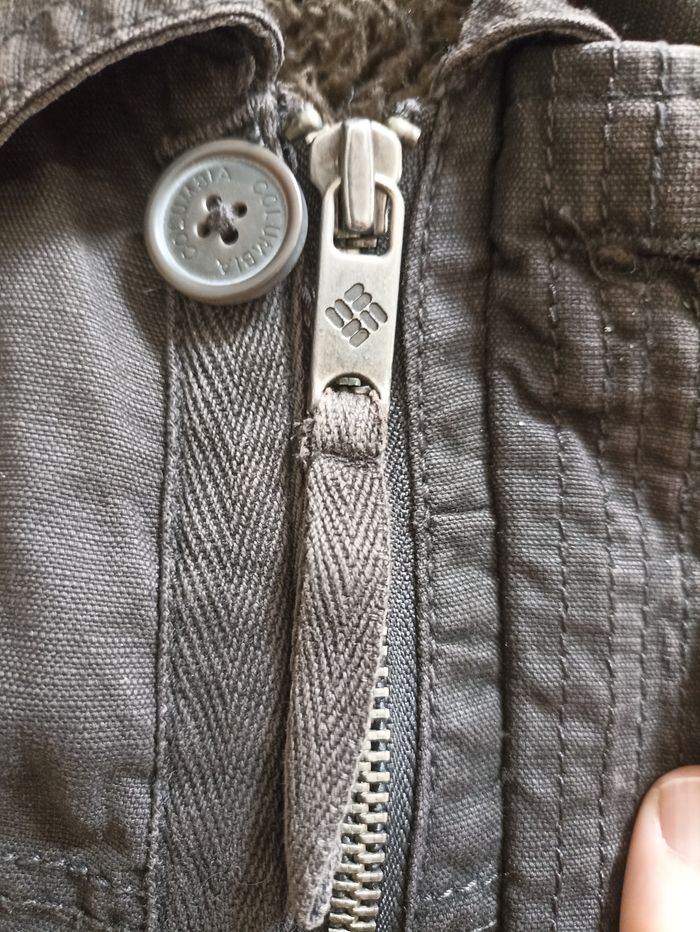 Veste chaude Columbia doublée marron homme taille L - photo numéro 8