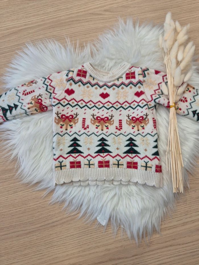 🎄 Magnifique pull de Noël Sergent Major 18 mois