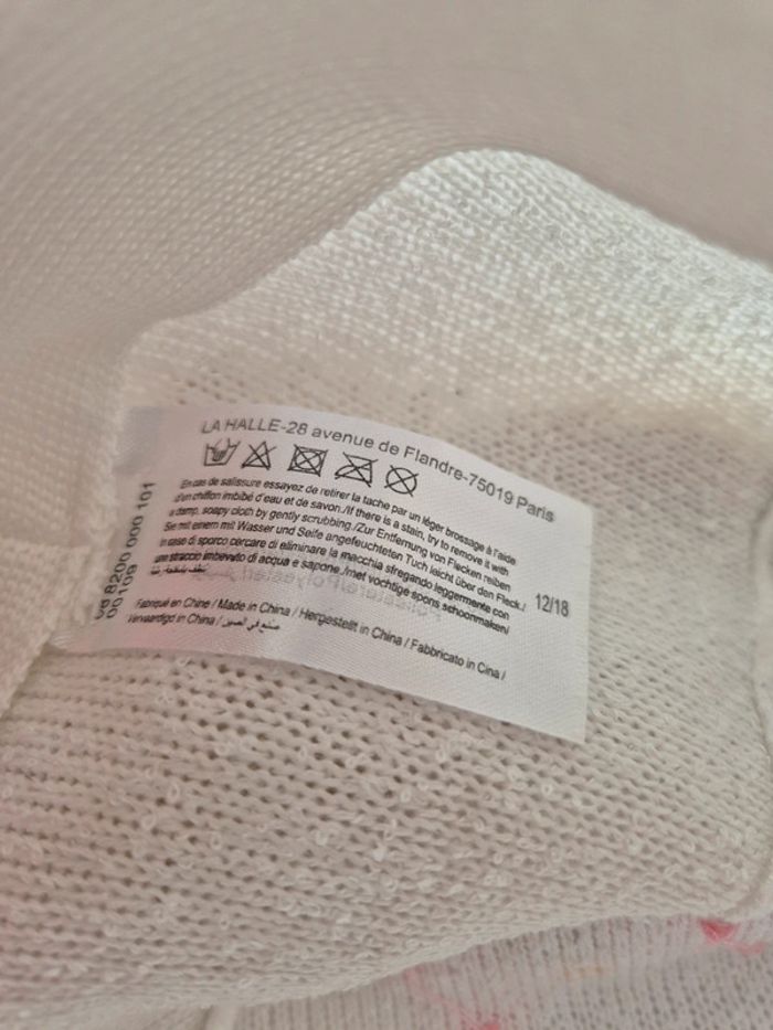 Chapeau été blanch chat 12/18 mois - photo numéro 3