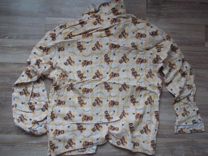 Pyjama flanelle jaune oursons Country Nuit 14 ans - photo numéro 4