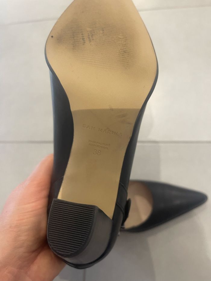 Escarpin  cuir  san marina - photo numéro 8