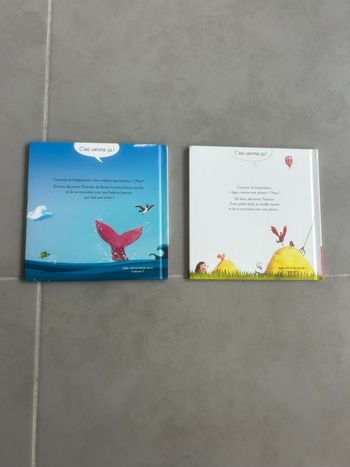 Lot de 2 livres ( c’est comme ça  ) McDonald's neuf enfant 