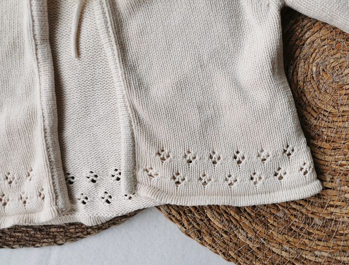 Gilet 👣 fermeture cordon, beige/crème , tout compte fait, 18 mois - photo numéro 6