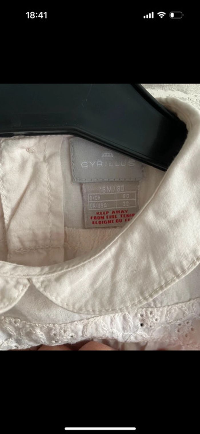 Blouse cyrillus taille 18 mois - photo numéro 2