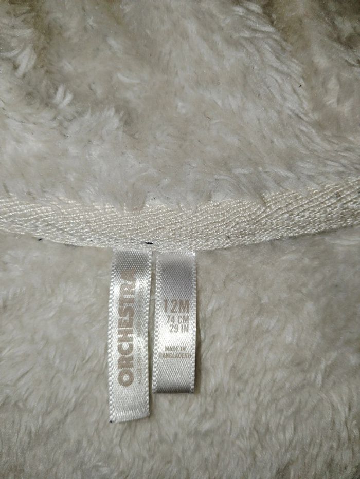 Magnifique veste zippée mi saison garçon 12 mois - photo numéro 5