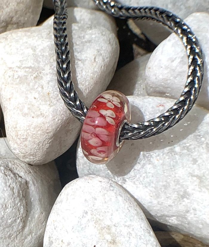 Charm verre Murano et argent - photo numéro 3