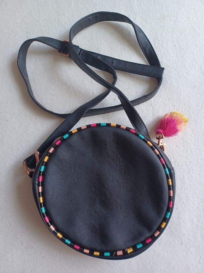 Sac Little Marcel noir rond bandoulière - photo numéro 3