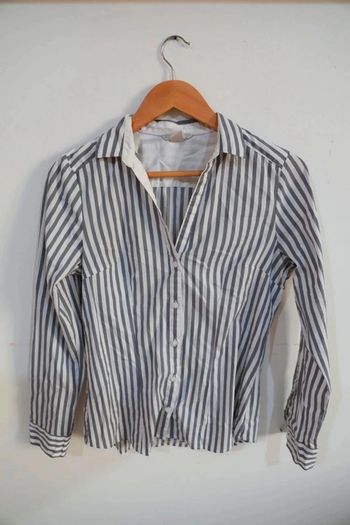 C43 chemise rayé gris H&M 38