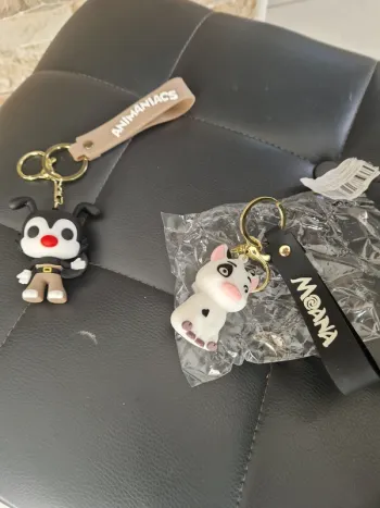2 portes clefs animaniacs  avec crochets neuf