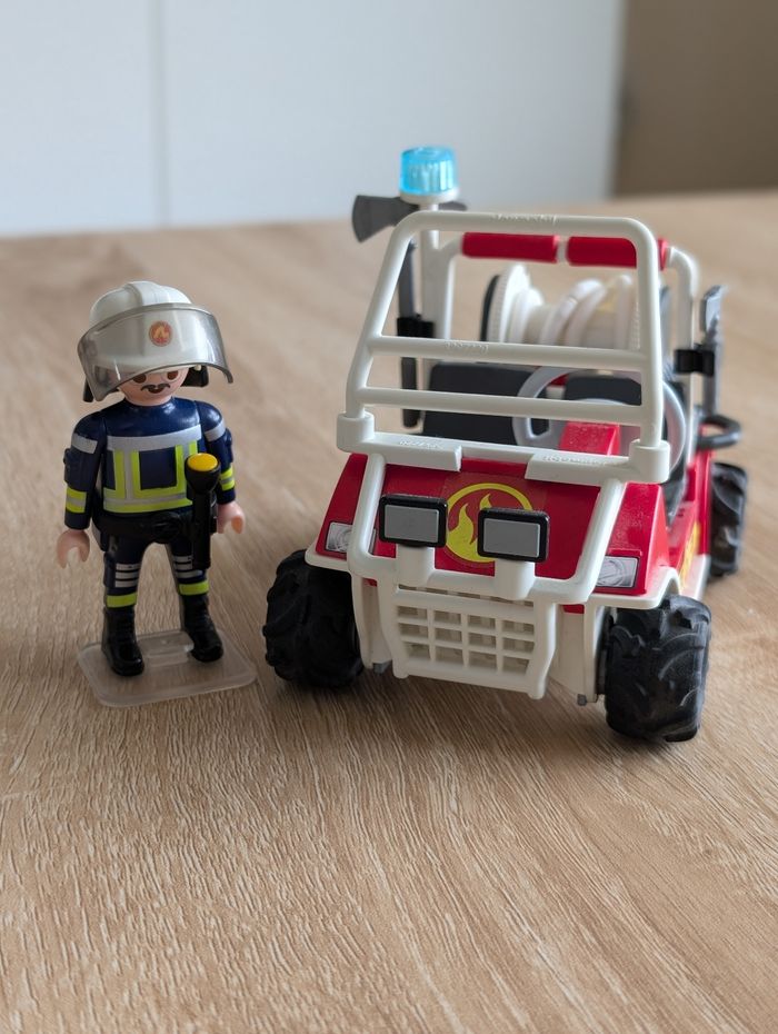 Playmobil 5497 Chefs des pompiers avec voiturette