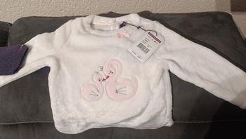 Lot 1 pull hiver chaud et un gilet neuf sergent major