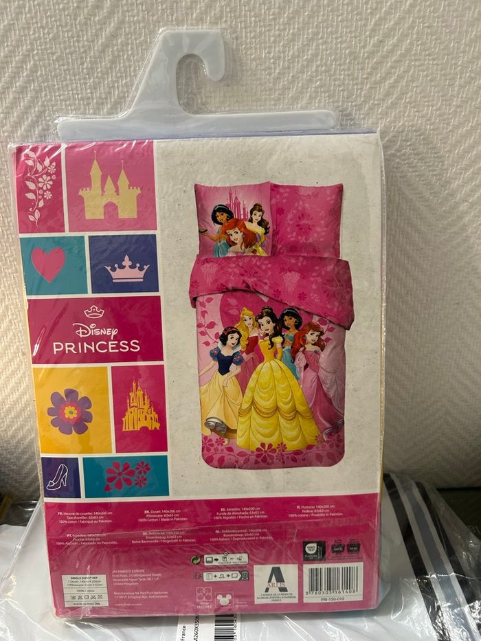 Parure Housse De Couette Princesse Disney En Coton - photo numéro 2