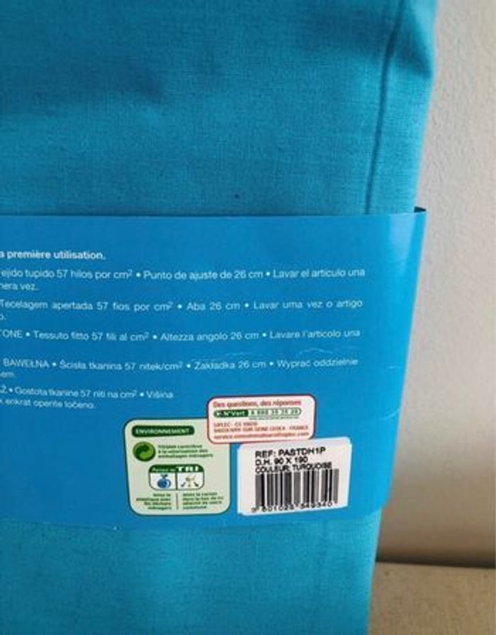 Drap housse une personne 1 place lit enfant - photo numéro 14