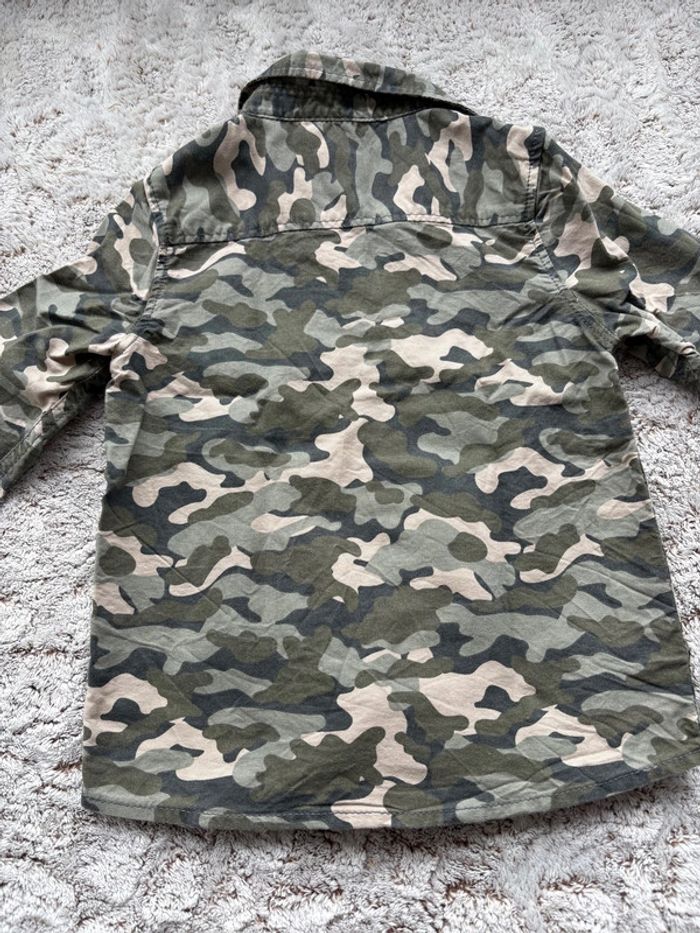 Chemise In Extenso 4 ans motif militaire - photo numéro 5