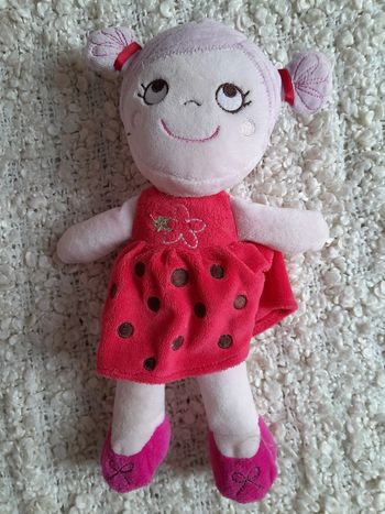 Poupée chiffon, en tissus, Marque Cora