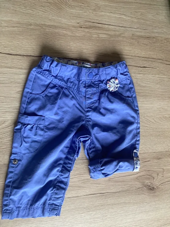 Pantalon été vertbaudet fille taille 12 mois