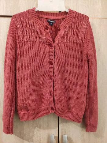 Gilet rouge pailettes Kiabi  3 ans