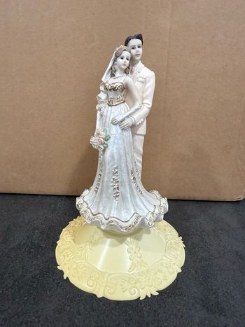 Figurine couple de mariée