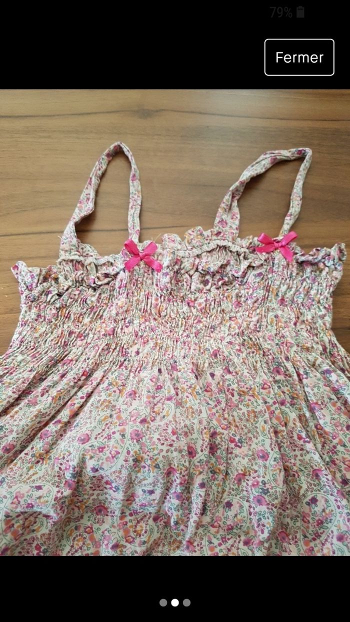 Robe légère fleurs 4ans - photo numéro 2